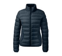 s.Oliver Steppjacke QS Damen mit Stehkragen - Unifarben Blau - Größe M (38) - 100% Polyester