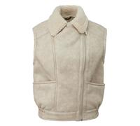 Weste in Lammfelloptik M Beige 2168438.8001.M