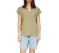 Oversize-Bluse mit Strukturmuster 38 Grün