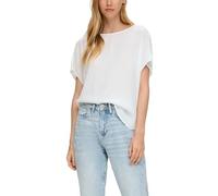 Oversized Viskose-Bluse mit verlängertem Rückenteil 36 creme 2140747.0200.36