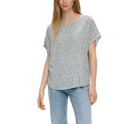 Oversized Viskose-Bluse mit verlängertem Rückenteil 38 grau|mehrfarbig 2140747.98A3.38