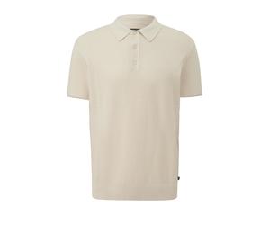 qs - Polo-Shirt beige - Gr. - XS