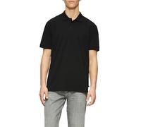 Poloshirt QS, Herren, Gr. XL, schwarz, Piqué, Obermaterial: 100% Baumwolle, unifarben, regular fit normal, ohne Ausschnitt, Shirts (43064860-XL) schwarz