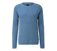 Grobstrickpullover mit Wascheffekt und Rollkante XL blau 2170367.6245.XL