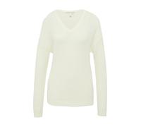 Pullover mit Strukturmuster und V-Ausschnitt S creme 2162946.0200.S