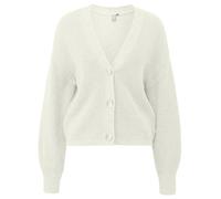 Melierte Strickjacke aus Baumwollmix S creme 2170513.02W0.S