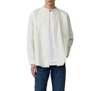 Regular Fit: Gestreiftes Stehkragenhemd aus Baumwolle M grün 2169914.72G0.M