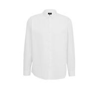 Regular Fit: Gewaschenes Twillhemd mit Logostickerei XL weiß 2165091.0100.XL