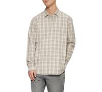 Regular Fit: Kariertes Struktur-Hemd aus Baumwolle L beige|grau 2164616.90N0.L