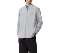 Regular Fit: Stehkragenhemd aus gestreiftem Oxford S blau 2164548.58G0.S