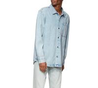 QS Relaxed Fit: Denim-Hemd aus Baumwolle