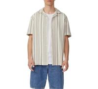 Resort Fit: Kurzarmhemd mit Strukturstreifen L creme|schwarz 2170250.10G0.L