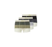 s.Oliver Retro-Boxershorts im 3er-Pack QS – Größe L, grau/olive/mehrfarbig/schwarz
