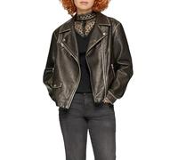 QS Damen 2158322 Rippshirt mit Spitzeneinsatz und Stehkragen aus Spitze, 9999, Small
