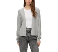 Rippstrick-Cardigan im Loose Fit XXL grau