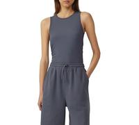 Ripptop mit seitlicher Raffung | QS x Vanessa Mai M grau 2173769.9825.M