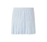 Faltenminirock mit zarten Streifen | QS x Debi Flügge 40 blau 2165519.50G0.40