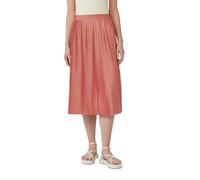 Rock mit Plisseefalten und Elastikbund Papaya 38