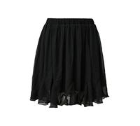 Kurzer Chiffonrock mit Volants 36 schwarz 2179927.9999.36