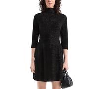 Samtkleid mit Glitzer XXL schwarz 2174449.9999.XXL