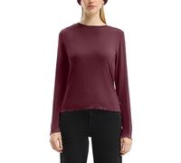 Schmal geschnittenes Longsleeve aus Viskosestretch M rot 2170666.3900.M