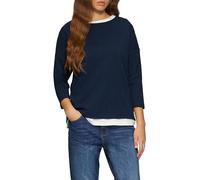 Shirt im Loose Fit mit Dreiviertelarm S blau 2158373.5872.S