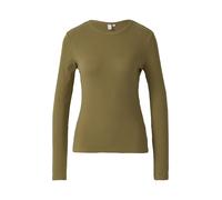 Geripptes Longsleeve S olive 2141201.7504.S