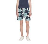 QS Shorts mit All-Over-Print und elastischem Bund