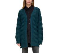 QS Strick-Cardigan mit Zopfmuster