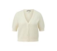 Strickjacke mit Ajourmuster M creme 2170918.0200.M