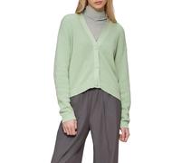 QS Strickjacke mit Strukturmuster und Knöpfen hellgrün L