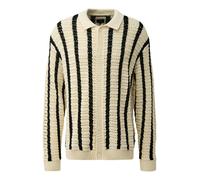 qs - Strickpullover beige|schwarz - Gr. - XL