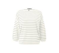 qs - Strickpullover beige|weiß - Gr. - L
