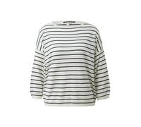 qs - Strickpullover blau/creme - Gr. - L