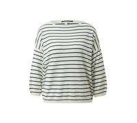 qs - Strickpullover blau|creme - Gr. - XL