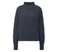 s.Oliver Strickpullover QS mit Stehkragen Baumwollmix 50% Baumwolle/50% Polyacryl Damen Navy Gr. L