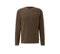 Gewaschener Pullover mit Struktur S braun 2182932.8941.S