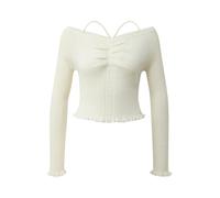Pullover mit Raffung S creme 2179933.0200.S