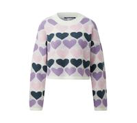 qs - Strickpullover creme|mehrfarbig - Gr. - XS