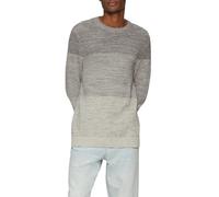 QS Strickpullover in melierter Streifenoptik
