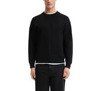 s.Oliver Pullover Strickpullover mit Layering Herren Schwarz Größe L