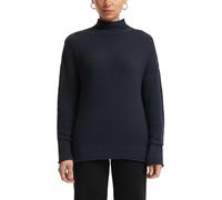 s.Oliver Strickpullover QS Damen mit Stehkragen Baumwollmix Navy Größe XS