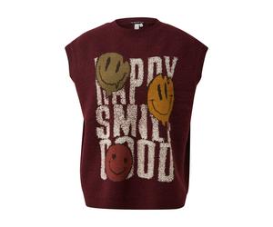 qs - Strickpullover rot|mehrfarbig - Gr. - S