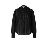 Strukturierte Chiffonbluse mit Punktemuster 34 schwarz 2163514.99B1.34