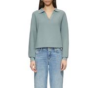 QS Strukturierter Pullover mit Polokragen