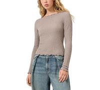 Strukturiertes Langarmshirt M braun 2178475.9625.M