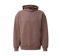 Kapuzensweatshirt QS, Herren, Gr. M, braun, Sweatware, Obermaterial: 67% Polyester, 33% Baumwolle, bestickt, unifarben, lässig geschnitten hüftbedeckend, Rundhals, Flachstrickbündchen, Sweatshirts, un