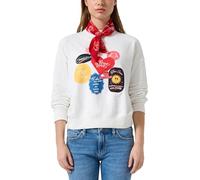 qs - Sweatshirt creme|mehrfarbig - Gr. - XS