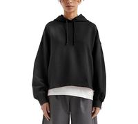 QS Sweatshirt mit Strukturmuster und Kapuze