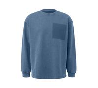 Gewaschenes Sweatshirt mit Kontrast-Detail M türkis 2172415.6245.M